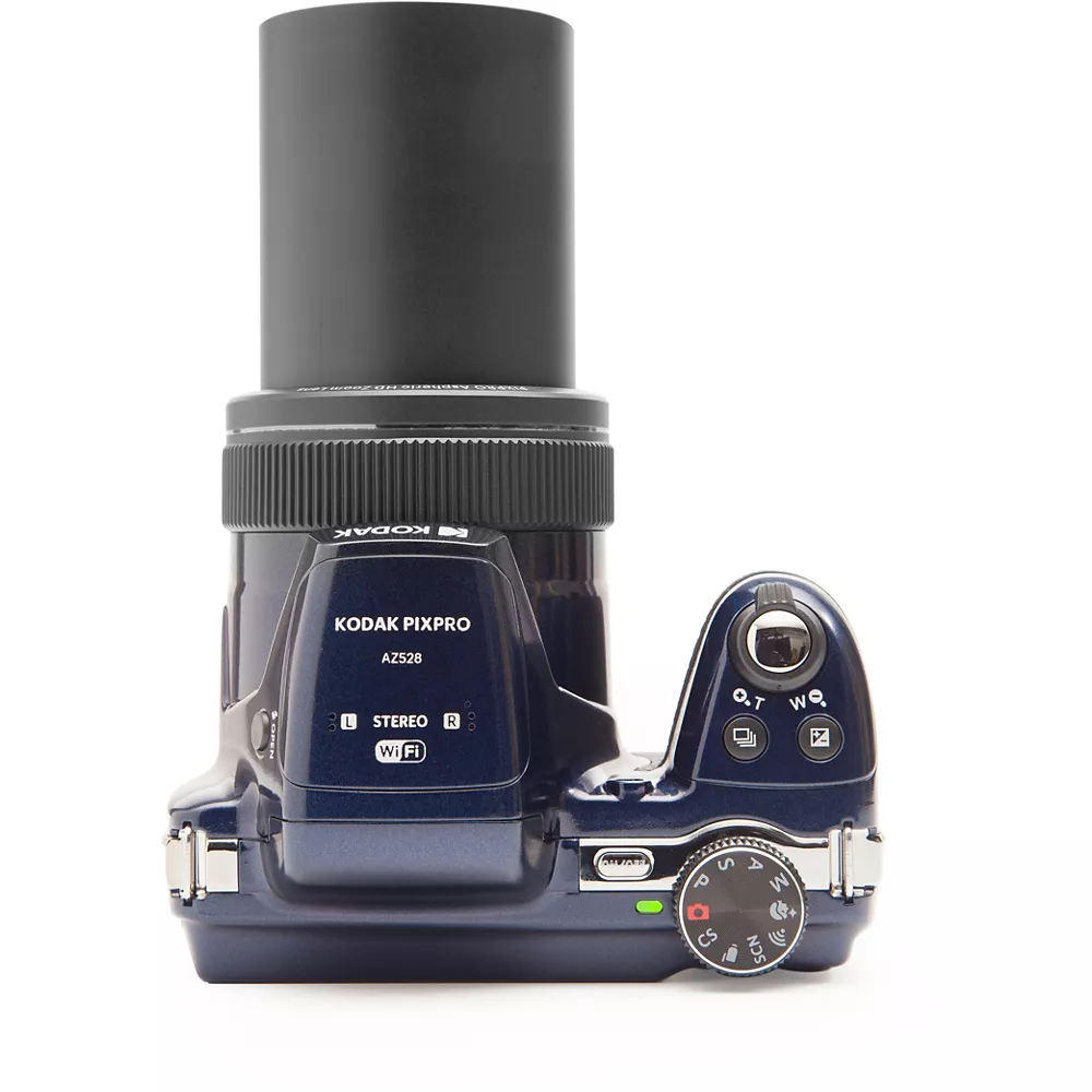 Bridgekamera KODAK AZ528 Blau + 2. Akku + Tasche – Bild 3