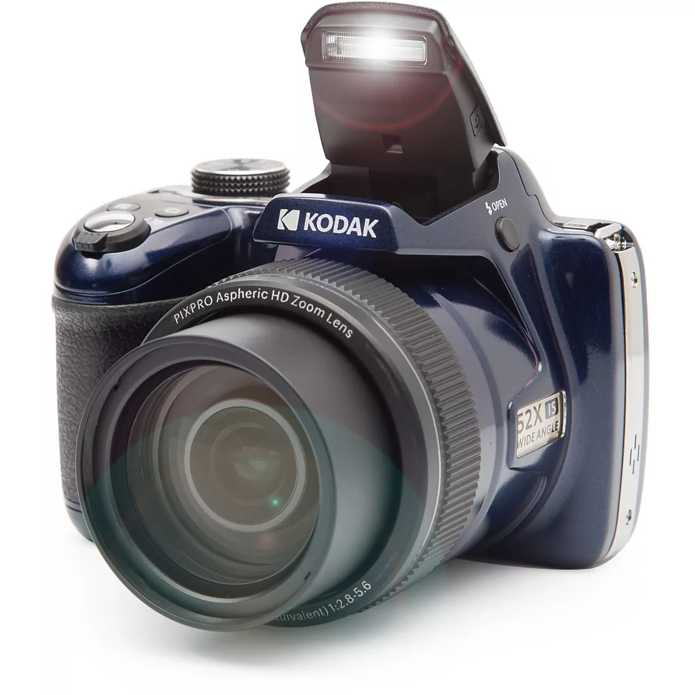 Bridgekamera KODAK AZ528 Blau + 2. Akku + Tasche – Bild 2