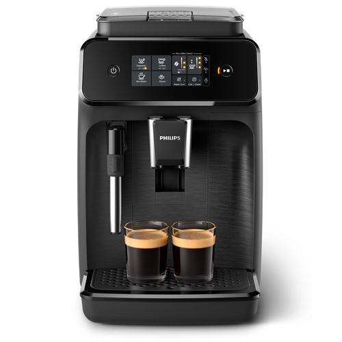 Philips EP1220/00 Serie 1200 Espressomaschine mit Mahlwerk und Dampfdüse schwarz