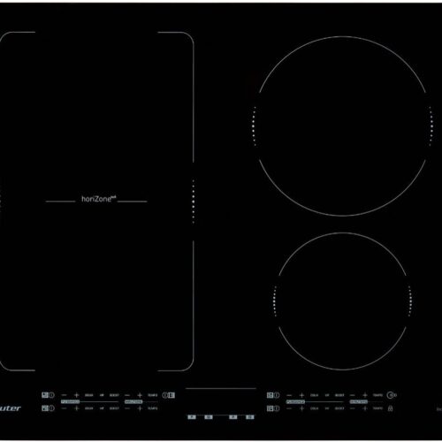 Sauter SPI6467B – Induktionskochfeld – 3 Kochfelder – Nische – Breite: 56 cm – Tiefe: 49 c