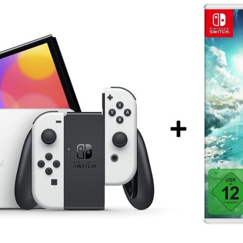 NINTENDO OLED Konsole Weiß mit Zelda: Tears of the Kingdom Spiel