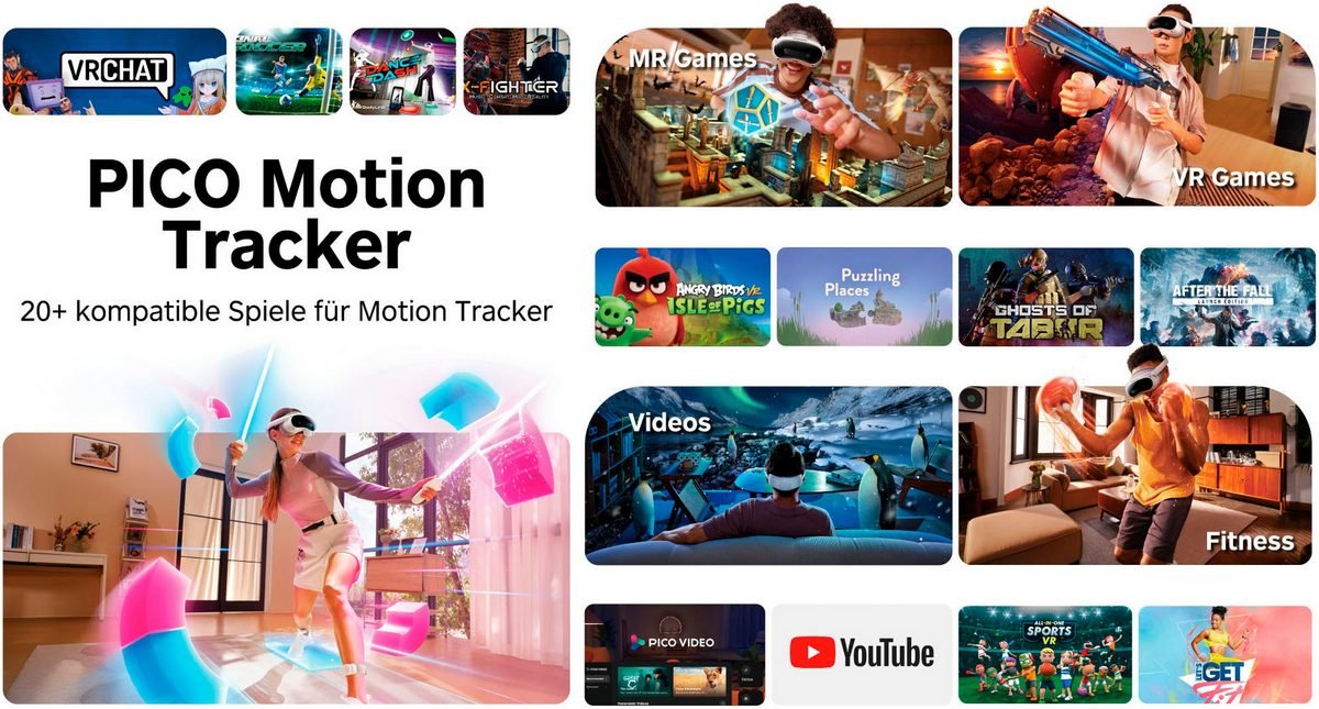 PICO PICO 4 Ultra inkl. Motion Tracker Virtual-Reality-Brille – Bild 4