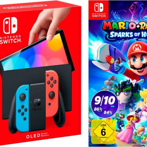 NINTENDO SWITCH OLED + Mario + Rabbids: Sparks of Hope