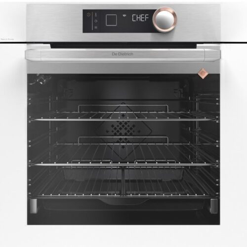 De Dietrich Collection Blanc Pur DOP8360W – Backofen – Einbau – Nische – Breite: 56 cm – Tiefe: 56 cm – Höhe: 58,5 cm – mit Selbstreinigungssystem – Klasse A+ – Weiß